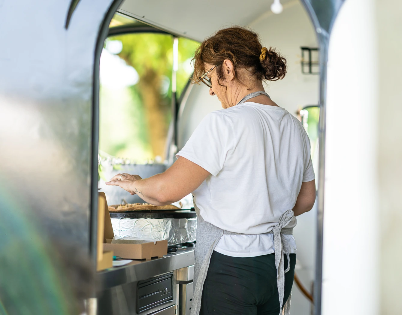 Les cuisines du foodtruck Kat'en-cas